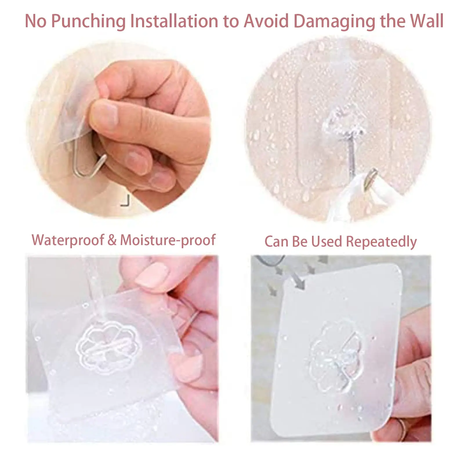 Ganchos de pared - apariencia detalle