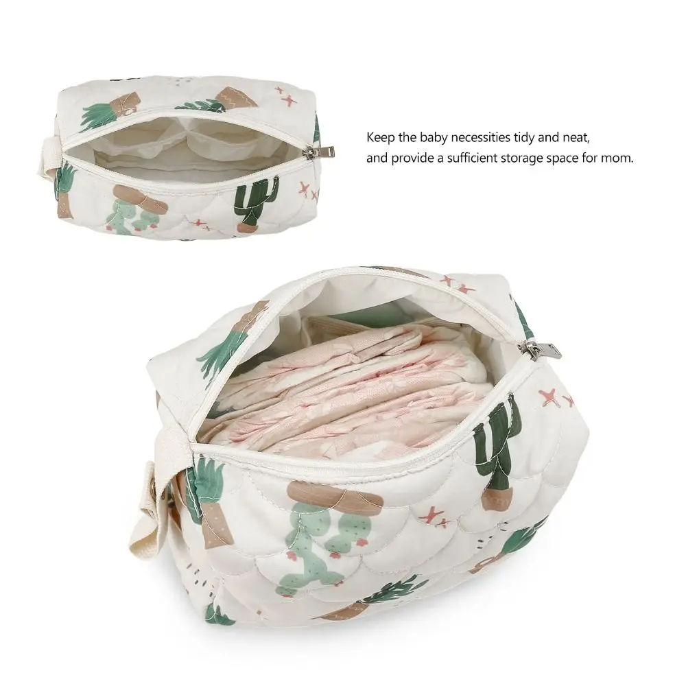 Bolsas bonitas para cochecito, bolsa organizadora para mamá, bolsas de viaje, bolsas de almacenamiento de pañales, bolsa de pañales para bebé, bolsa para cochecito de Cactus arcoíris para niños