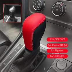 Gear Shift Knob Handle Lever Protective Cover For Volkswagen Golf 6 7 R GTI MK6 MK7 Passat B7 B8 Tiguan MK2 CC R20 Jetta GLI