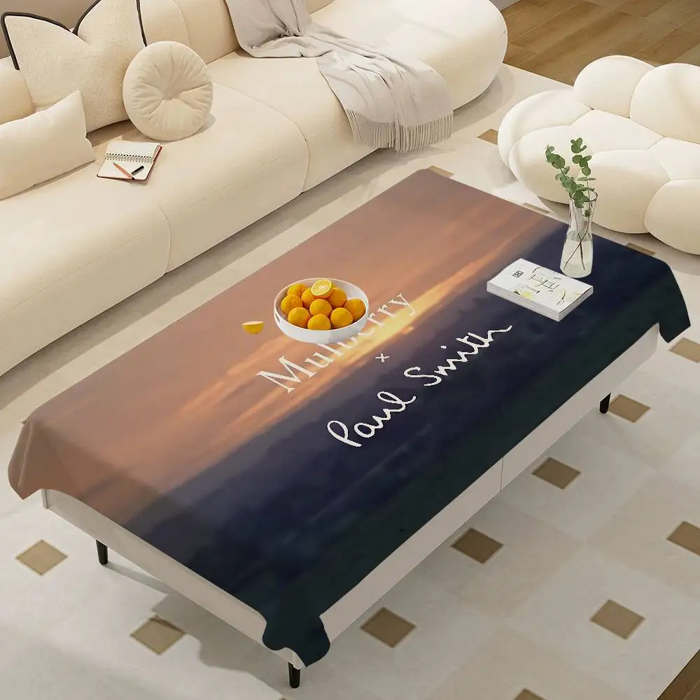 P-Pauls Cool S-Smiths Themed Polyester Tablecloths Cute Designs For Home Kitchens Dining Rooms Patios Tablecloth Decoration