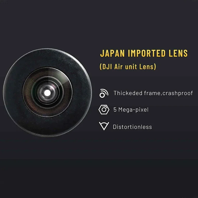 กล้อง Caddx Ratel 2 V2 FPV Ratel2 เลนส์ 2.1 มม. อัตราส่วนภาพ 16:9/4:3 NTSC/PAL สลับได้ พร้อมเลนส์เปลี่ยน กล้องไมโคร FPV สำหรับโดรน