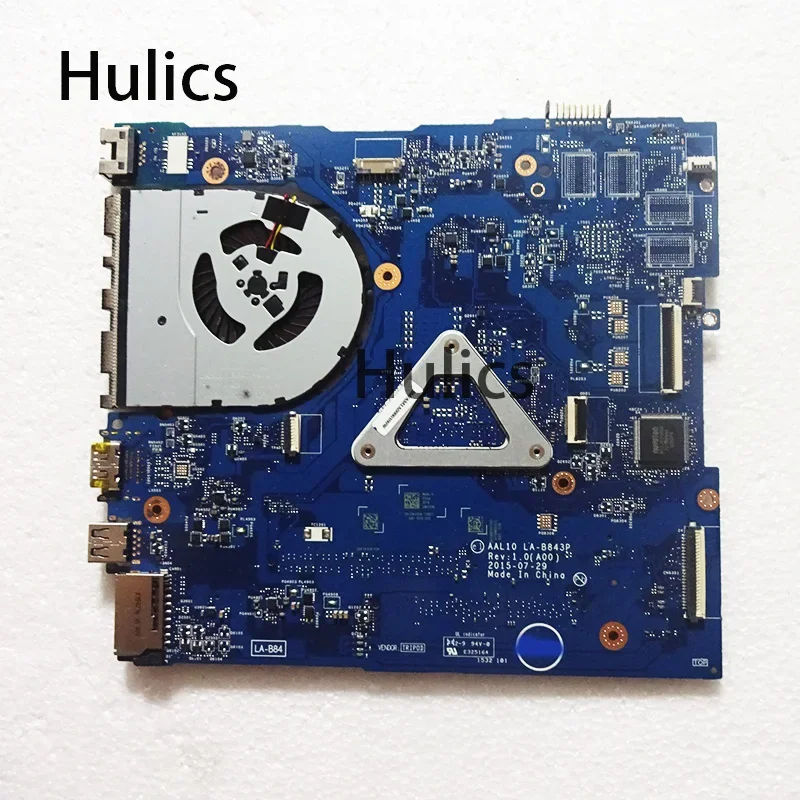 Hulics Used For Dell Inspiron 5458 5558 Laptop Motherboard AAL10 LA-B843P Mainboard I3 CPU Main Board With Heatsink And Fan