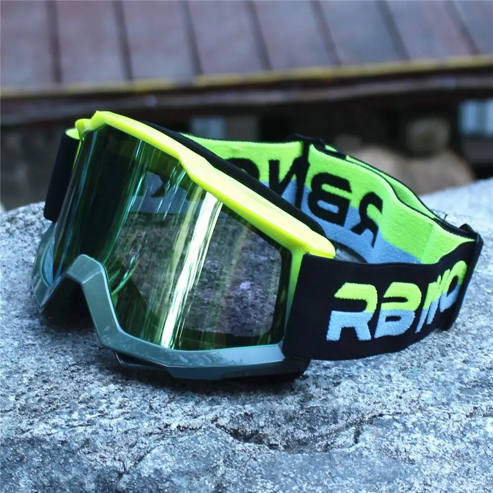 Motocross Glasses Night Vision Motorcycle Glasses Dust Proof Anti-UV Helmet Goggles Newest Anti-UV 400 Cycling Glasses Motocross