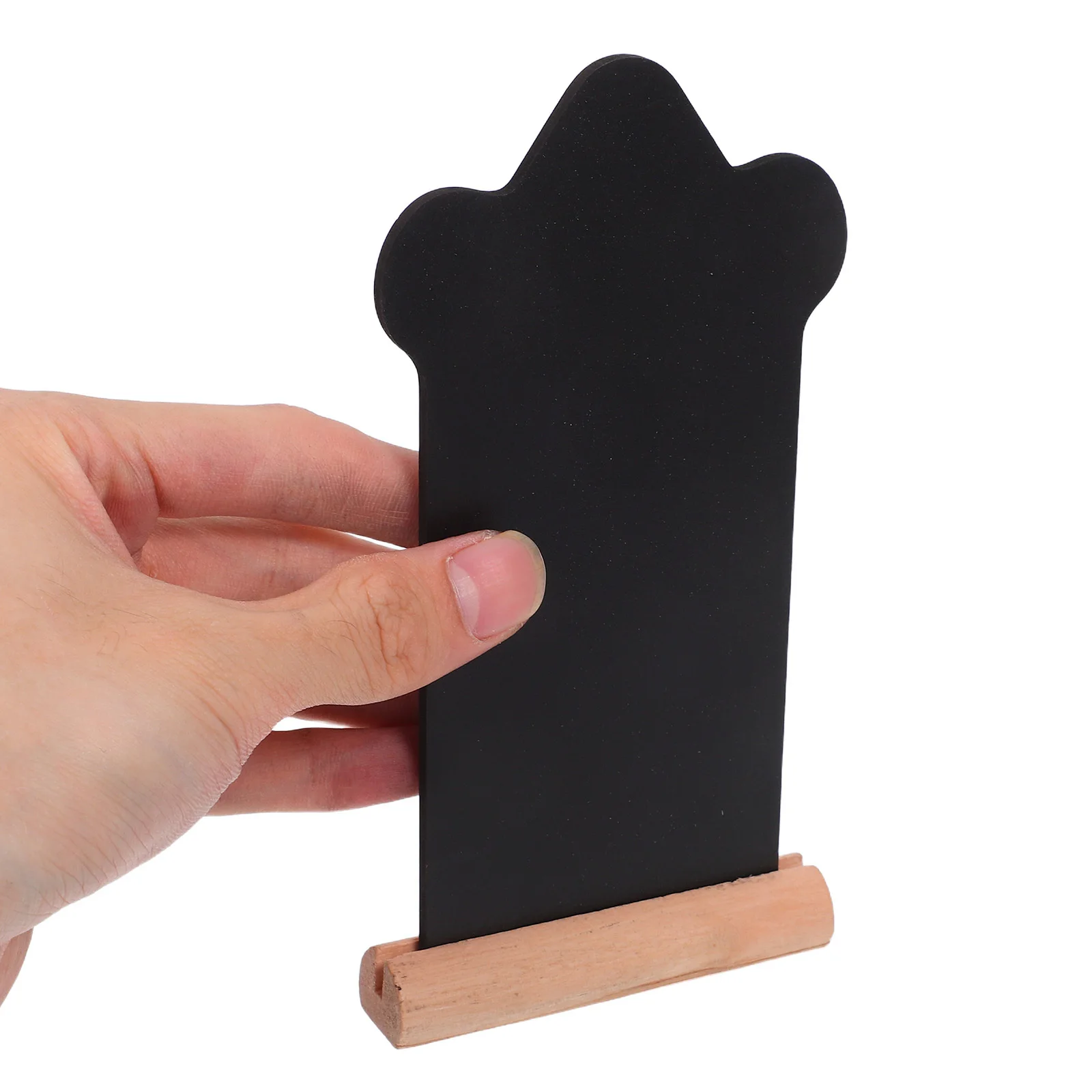 

16Pcs Double Sided Mini Chalkboard Signs Coffin Shape Small Blackboard Tabletop Message Boards Reusable Wedding Food Display