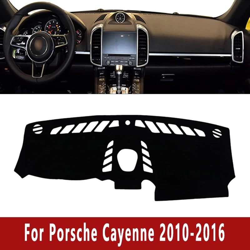 

Car Dashboard Mat Dash Cover Central Control Pad Custom for Porsche Cayenne 2010-2016 2011 Nonslip Cape Sunshade Accessories