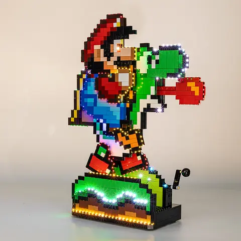 LED Light Kit for 71438 Super Marioed World: Marioed & Yoshis Model Toy Set Not Include Building Blocks