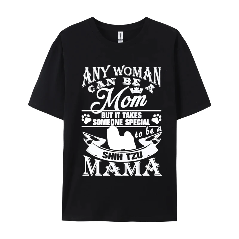 ShihTzu Mama Love T-shirt Vintage Gift T-Shirt Adult Oversized Hip Hop Tops & Tees Cotton Tshirts Casual