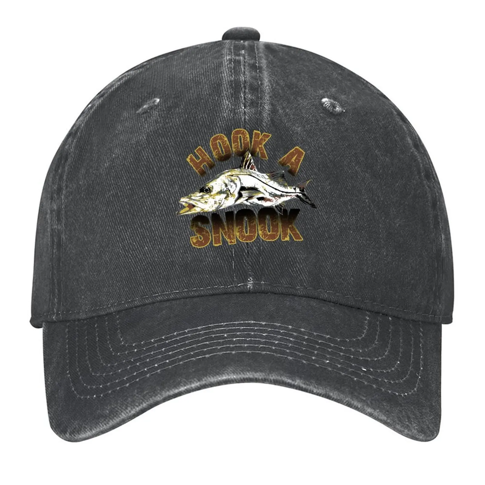 

Hook A Snook Baseball Cap Trucker Cap Unique hats tea Hat birthday For Man Women's
