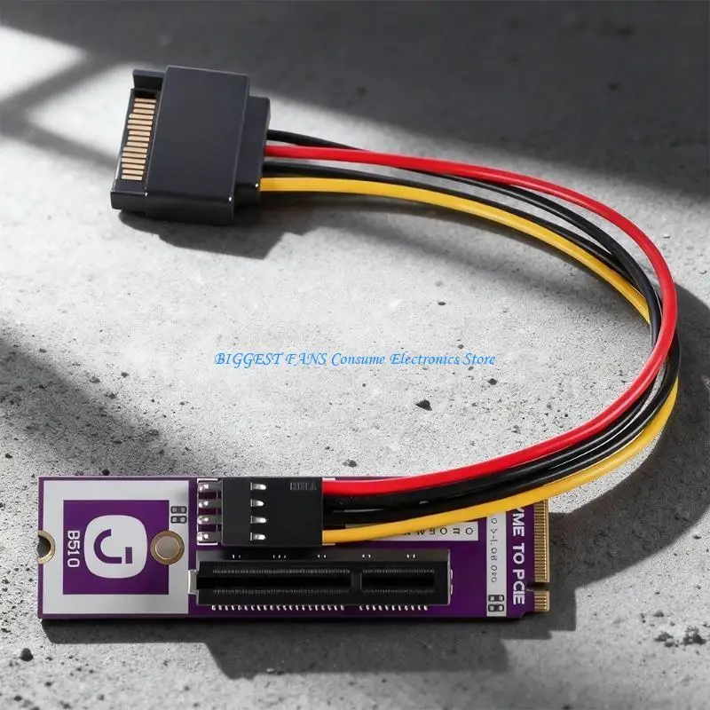 

M.2 Drive Expansion Card Features PCIe 5.0 Compatibles Double Protocols Drive for Diverse Storage Solution