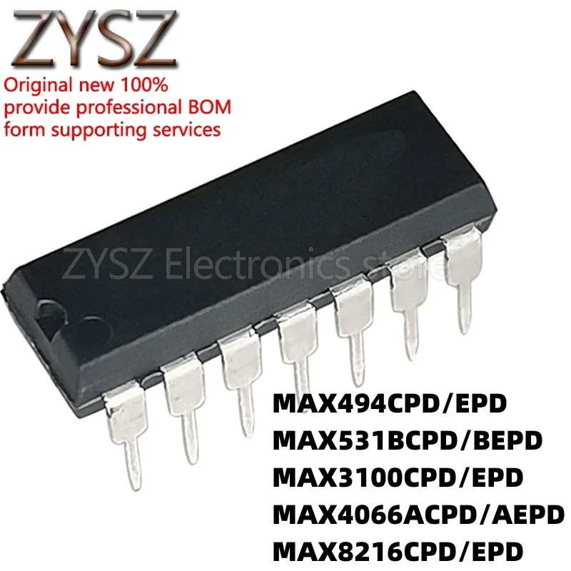 5PCS MAX3100 494 8216 531 4066EPD CPD AEPD ACPD BEPD BCPD DIP-14