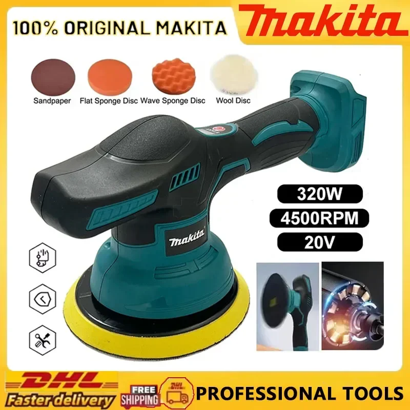 

Беспроводная электрическая полировальная машина Makita с 8 скоростями и цифровым дисплеем для авто, для полировки и нанесения воска