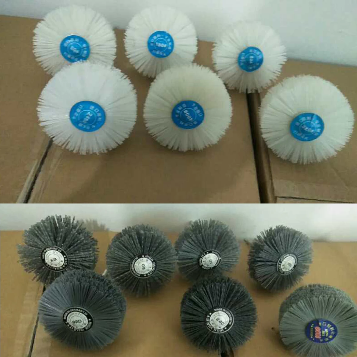 1Pc 80-600 Nhám Gốc Khắc Ốp Dẻo Silicon Đầu Mài Trong Suốt Mài Mòn Dây Sisal Đánh Bóng Bàn Chải Gỗ Nội Thất