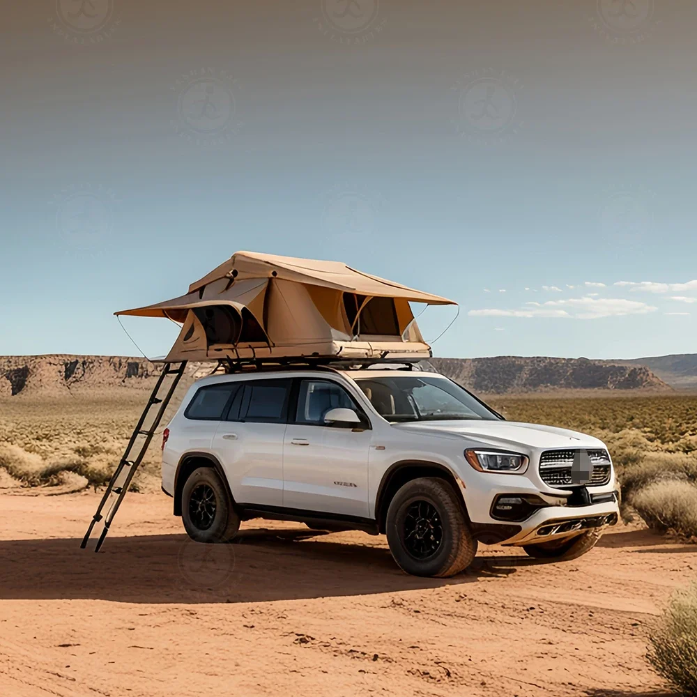 Hot Sale Inflatable Top Roof Car Tent With Paddel Pvc Fabric Bottom Inflatable Lightweight Car Roof