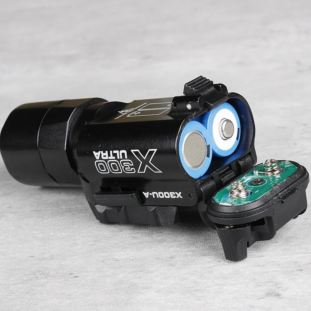 Ultra Bright 500Lumen X300U Style Flashlight Rail Mount for Handgun Airsoft Helmet Strobe Torch view 4