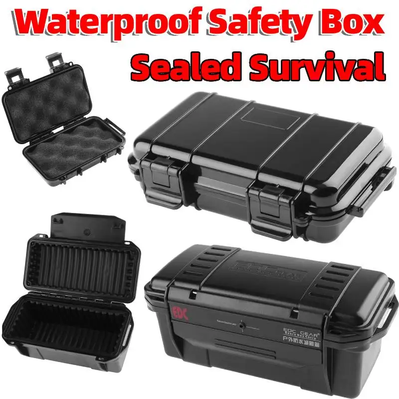 

Survival Airtight Storage Case Impact Protection Shockproof Safety Box Anti-collision Professional Multi-function Tool Container