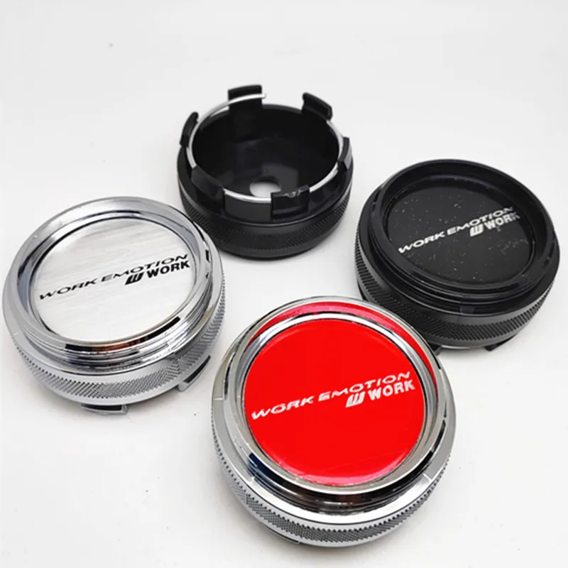 4pcs 62mm 56mm W Work Emotion Wheel Hub Caps Rims Replacement Center Cover Dust proof Hubcap