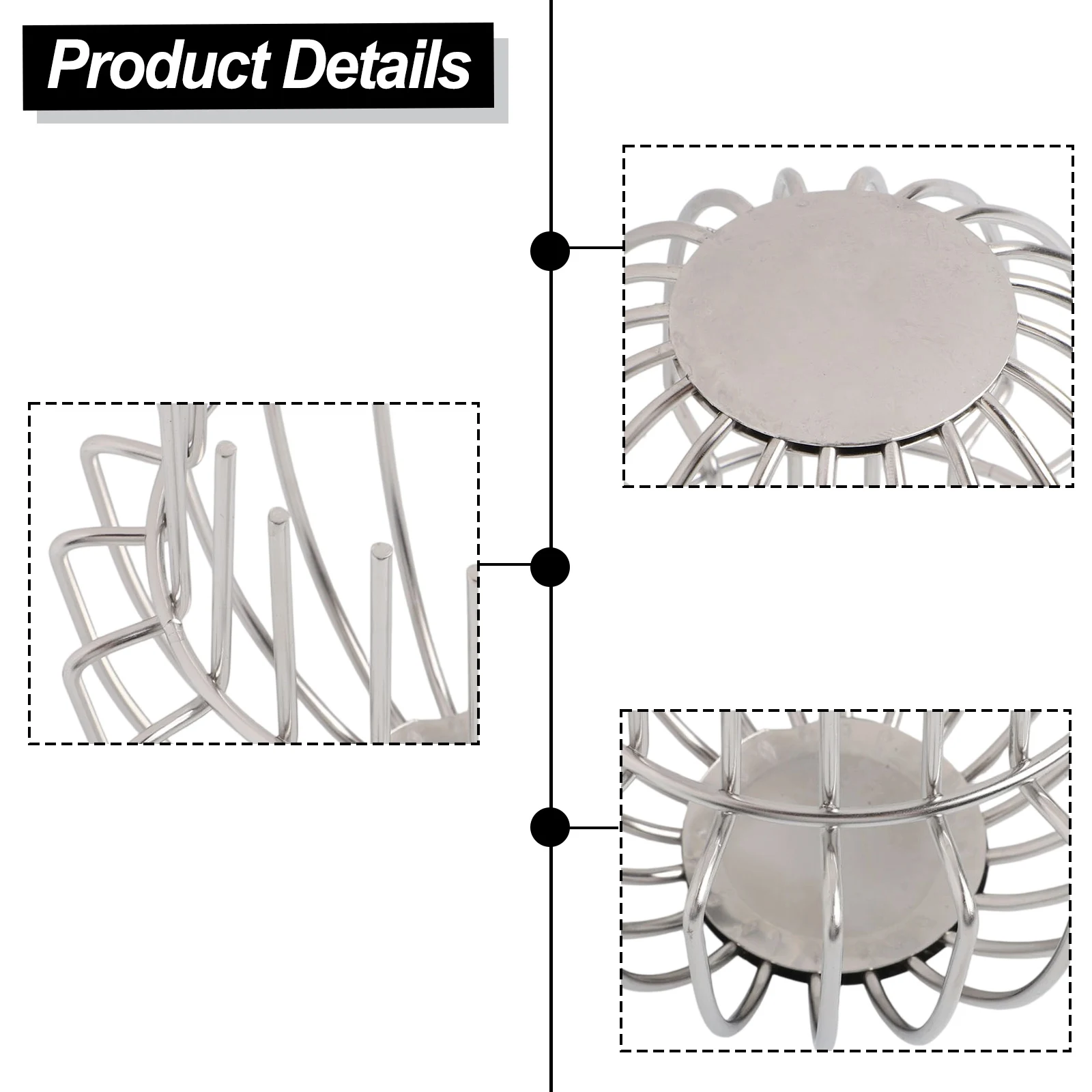 Outdoor Terrace Drain Leaf Guard Mesh Cover Outdoor Drainage Solution Cover 50mm Tube 65*85*40mm 2.55*3.34*1.57in