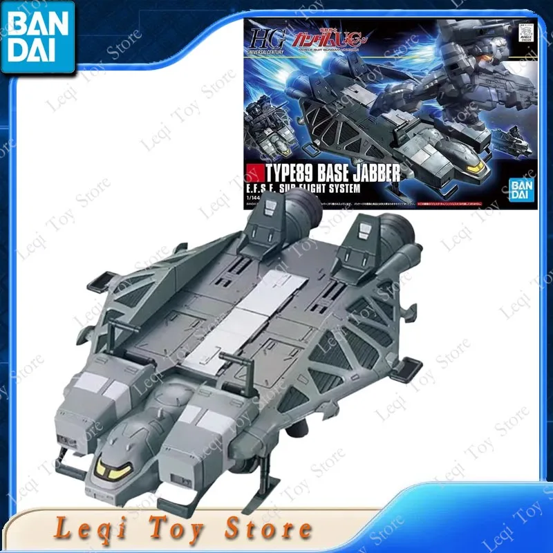 Bandai original genuíno hg 1/144 type89 base jABBER ação anime figuras brinquedos meninos meninas crianças presente montagem modelo ornamentos