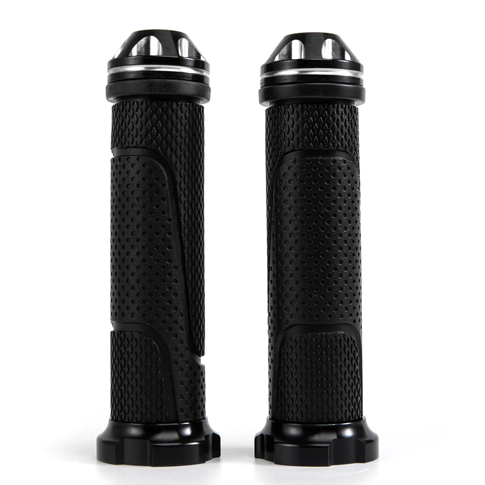 

1 Pair Silver Motorcycle 7/8" Handlebar Rubber Gel Hand Grips For BMW S1000XR Sports Bike For Aprilia RS4 125 RSV4 RSV1000R