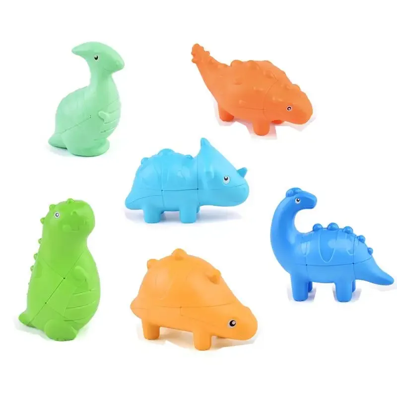 

New Fanxin Dinosaur 2x2x2 Magic Cube Strange-Shape Speed Cube Puzzle Magic Professional Learning Educational Cube Kid Toys