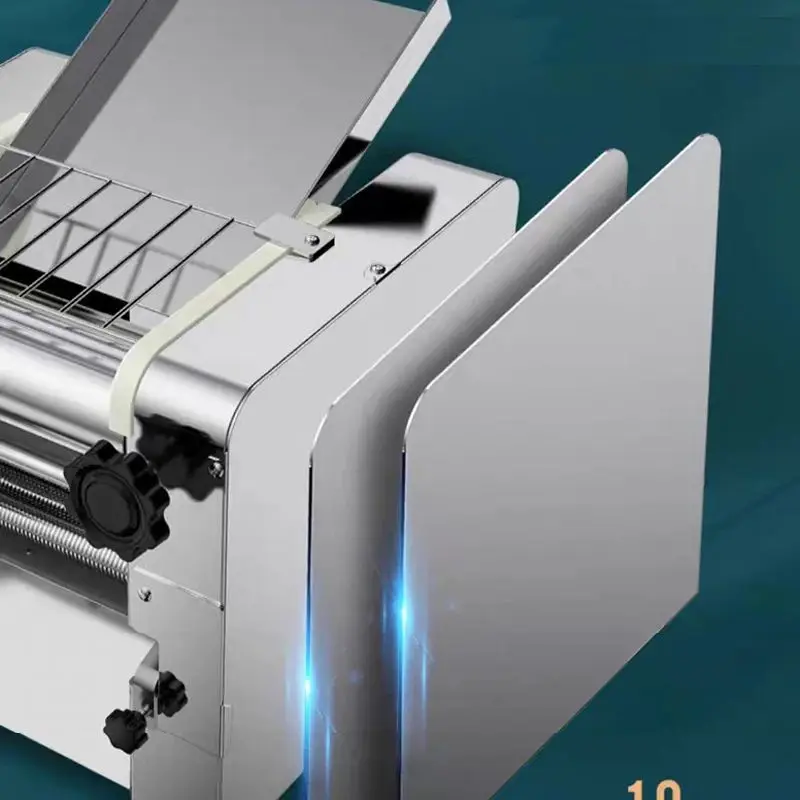 Elektrische Teigrolle aus Edelstahl Nudelpressmaschine Tischgerät für Pasta Kommerzielle Knetmaschine für Teigtaschen Nudelmaschine