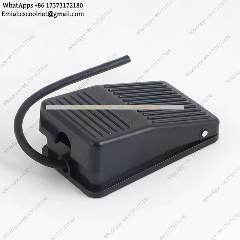 k06 1Pc 250V 10A SPDT Momentary Foot Pedal Switch Safety Press Power Control Black Plastic