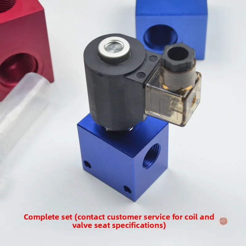 DHF10‑220 2/2 Way Normally Closed Threaded Cartridge Solenoid Valve Hydraulic Control Valve Core