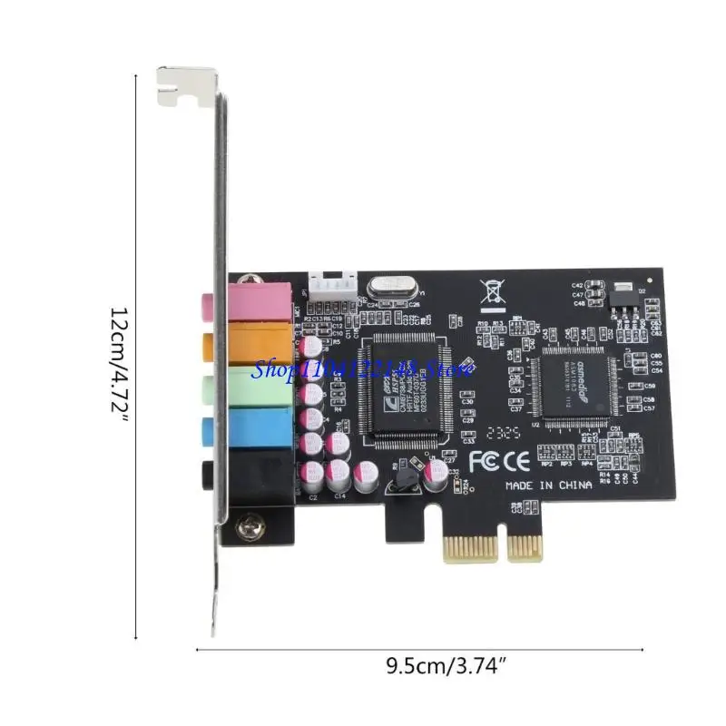 P9FA PCIe Sound Card 5.1 Kartu Internal Stereo PCI-E Kartu 32/64 Bit PCI Untuk Kartu PC Ekspres CMI8738