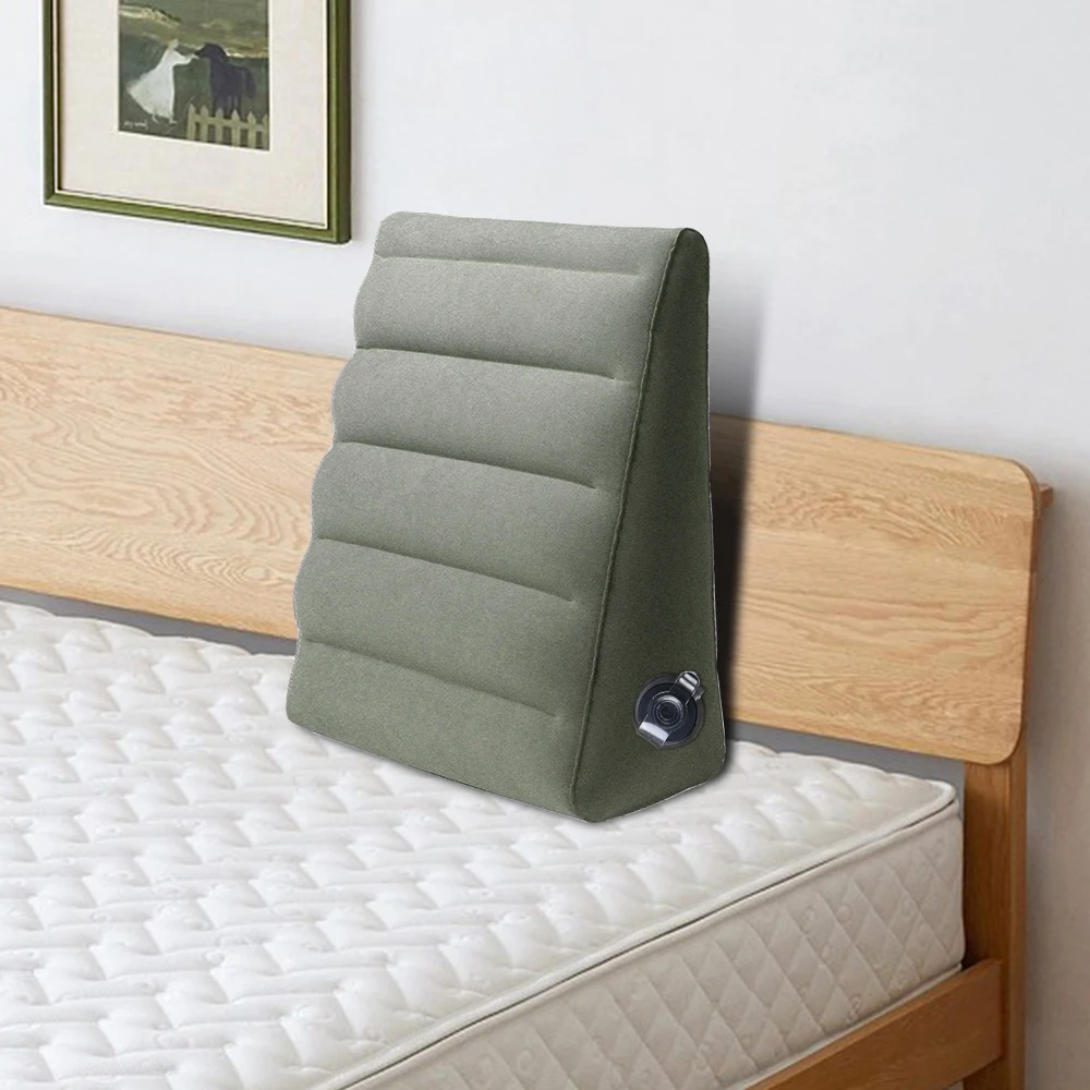Fußkissen, Höhenbeinkissen für Reisen, Camping, Schlafen, aufblasbares Rückenkissen, PVC-Keilkissen, Kniekissen, tragbar
