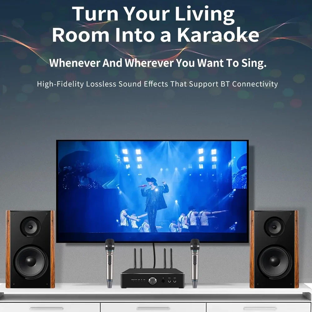 Professional 600W Home Party Sound Speaker Audio Smart Amplifier Home Cinema Karaoke Machine