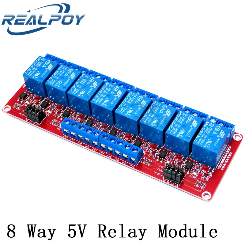 1 2 4 6 8 Kanal Weg 5V 12V 24V Relais Modul Board Shield mit Optokoppler Unterstützung High und Low Level Trigger für Arduino