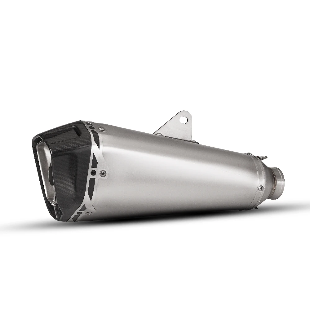 Motorcycle Exhaust High Quality Kit Escape Universal 51MM Interface Delta Race Muffler For MT03 MT10 MT07 ZX6R Z900 ZX10R XSR900