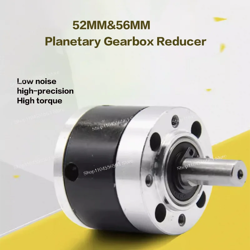 **Planetary Gearbox 52-56MM for DC/Stepper Motors - High Torque & Low Noise**