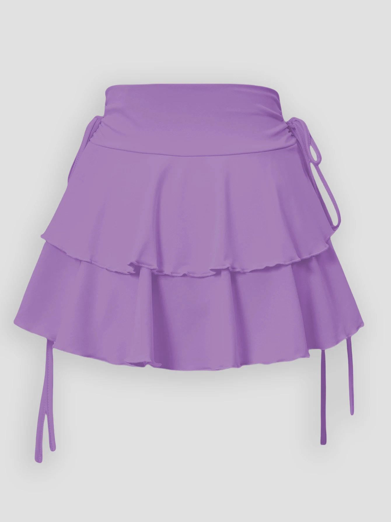 Y2K Summer New Elegant And Versatile Women's Purple Skirt Fashionable and Sexy MiNi-Skirt Ultra-Short Skirt