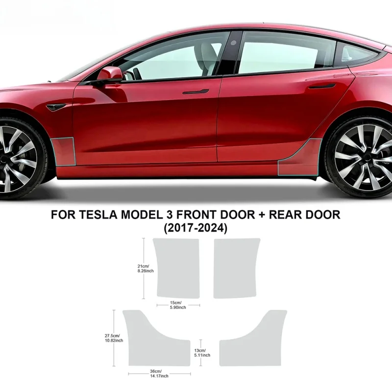 

For Tesla Model 3 2017 2018 2019 2020 2021 2022 PPF TPU protective film refit paint protection body sticker 8.5mil