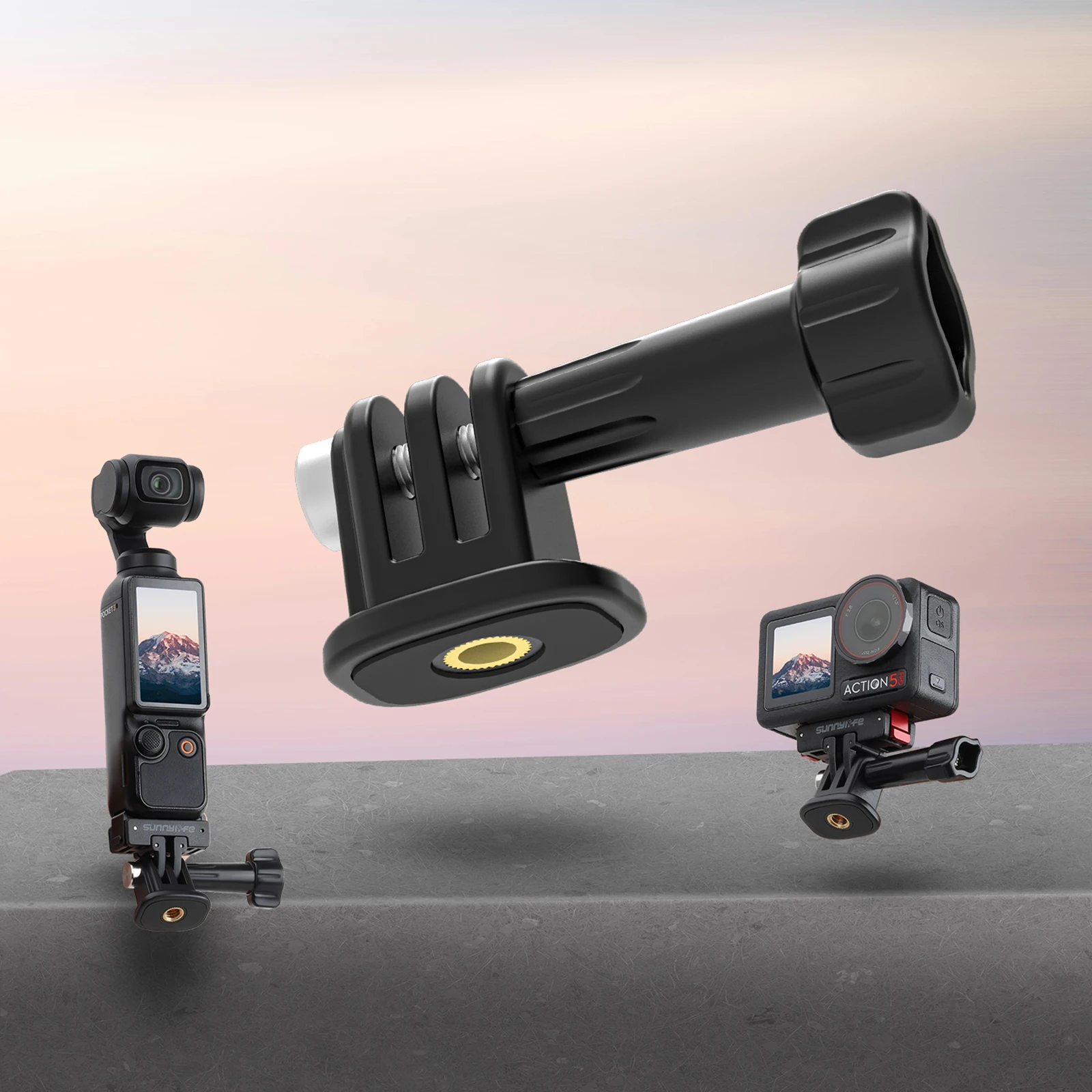 Tripod Adapter Mounts for DJI Osmo Action 3 4 5 Pro 1/4 Screw Adapter for Gopro 13 12 11 10 9 Insta360 ACE Pro 2 Accessories