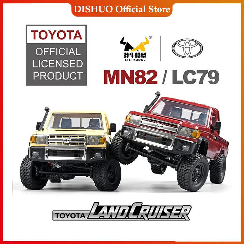 

New 2023 Mn82 1:12 Remote-controlled Model Car Rc Climbing Off-road Vehicle Lc79 Large Pickup Truck Adult Toy Gift WLtoys