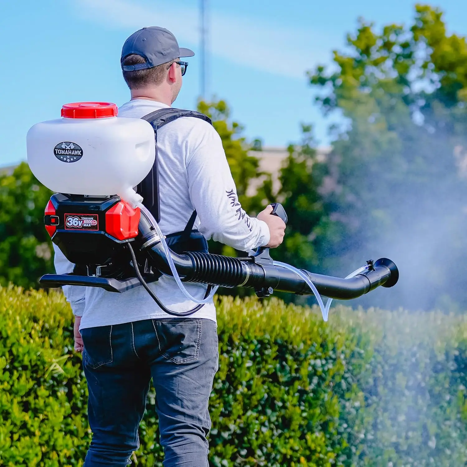 Battery Powered 4 Gal Backpack Mosquito Fogger Sprayer 36V