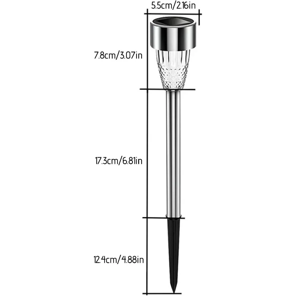 Solar Lights, 10 Pack, LED Lighting Solars Powered Ground Light, Decorative Ground Stake Lamp, Outdoor Solar Lights