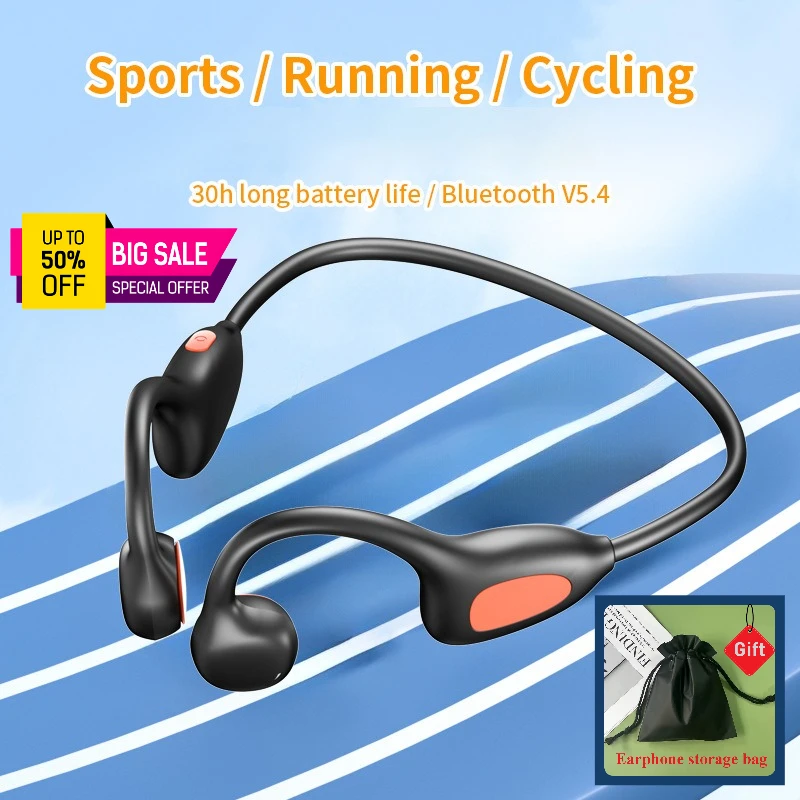 

Wireless Bluetooth earphones, non bone conduction hanging ear, outdoor sports, running, life waterproof earphones