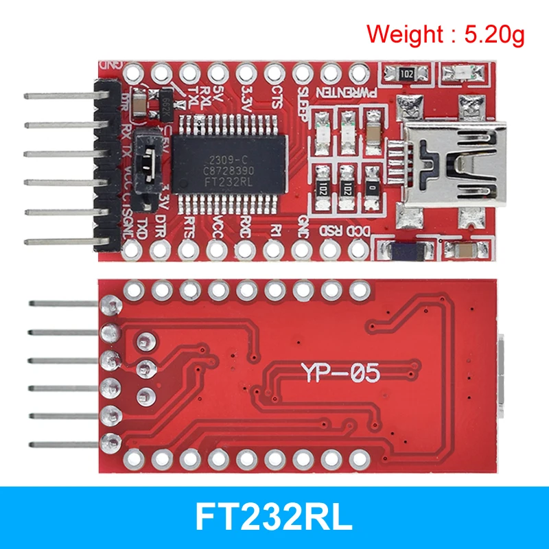 CP2102 USB 2,0 zu UART-TTL 5PIN Stecker Modul Serial Converter STC Ersetzen FT232RL CH340G PL2303 CP9102X für Arduino Pro mini – Detail 22