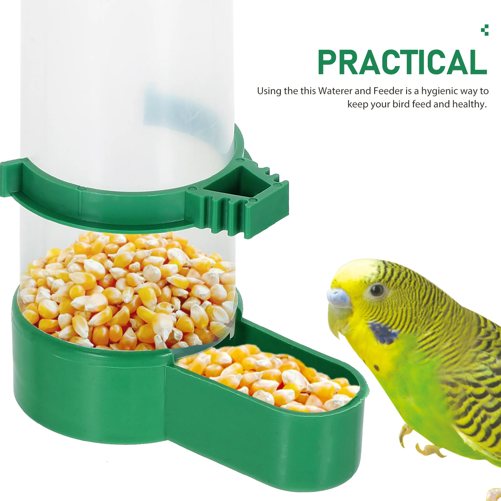

5PCS Food Automatic Feeder Machine Bird Plastic Bird Feeder Feeding Bowl Cage Feeding Bowl Pet Supplies