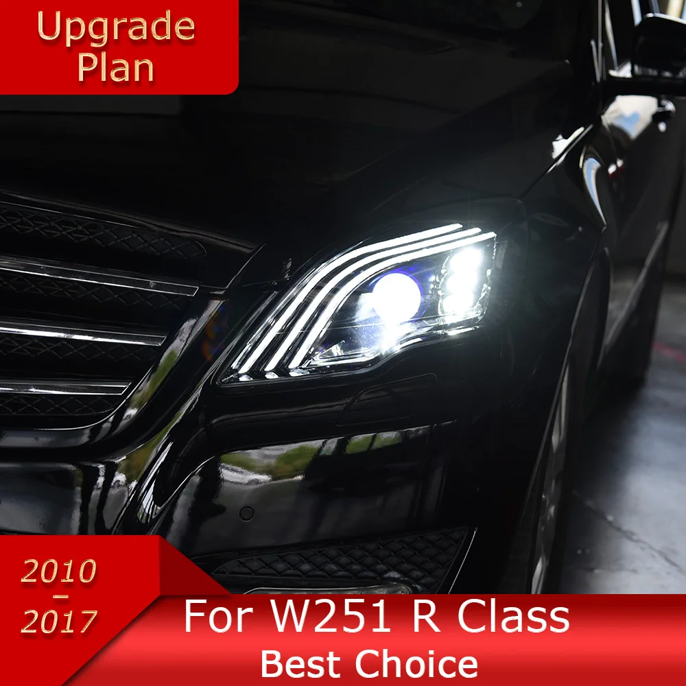 

Car Lights for W251 R Class 2010-2017 R300 R350 R400 R500 LED Auto Headlights Assembly Upgrade Maybach Design Tools Accessories