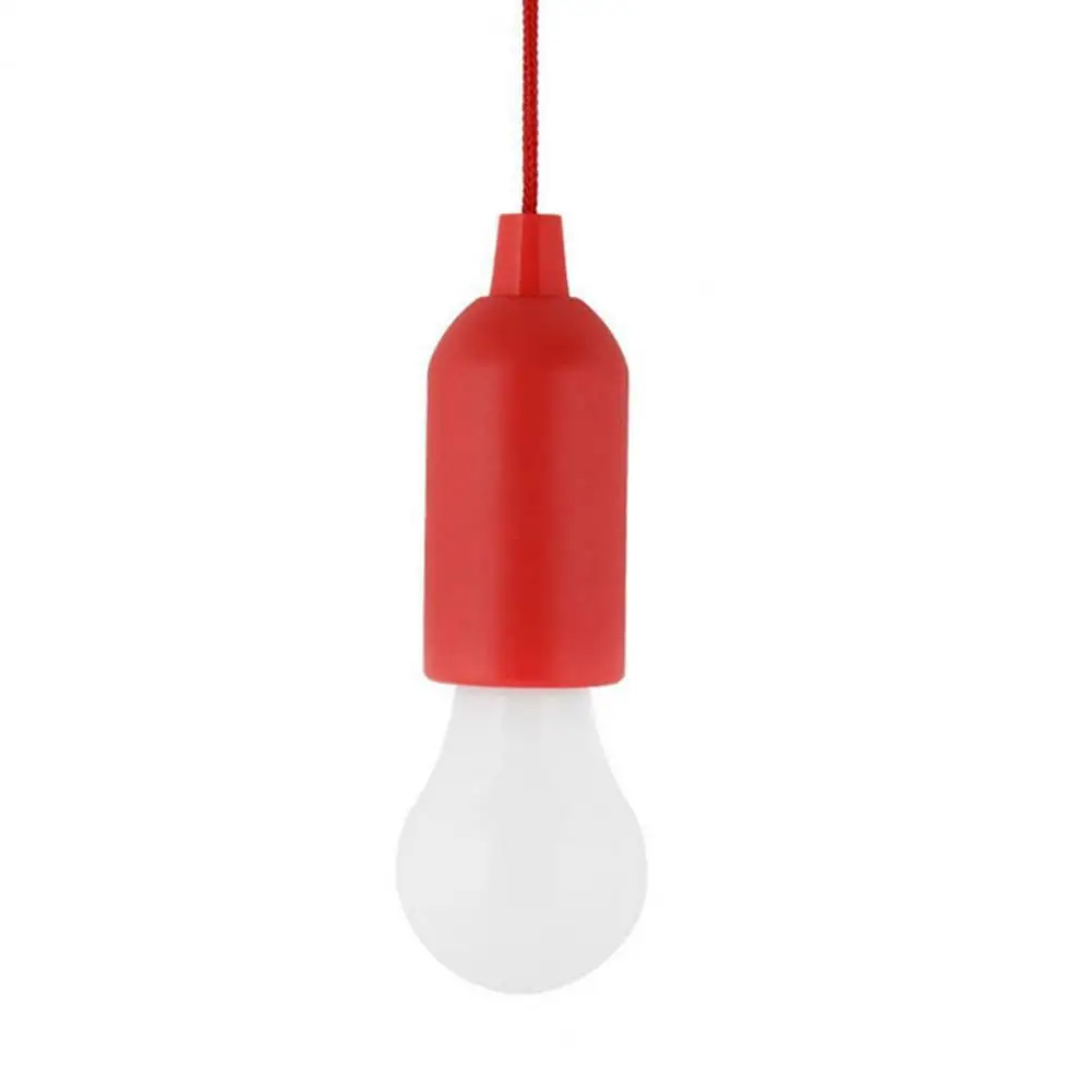 Bombilla LED decorativa con cuerda de tracción, útil para pared, Patio, fiesta, uso diario, tienda de campaña