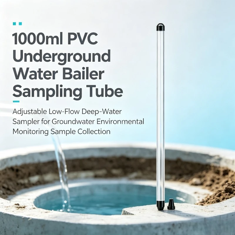 1000ml PVC Underground Water Bailer Sampling Tube Adjustable Low‑Flow Deep‑Water Sampler for Monitoring Sample Collection