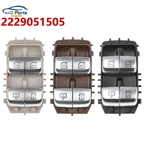 2229051505 마스터 파워 윈도우 스위치, 메르세데스 벤츠 14-16 S550 S600 S63 용, A2229051505, 신제품