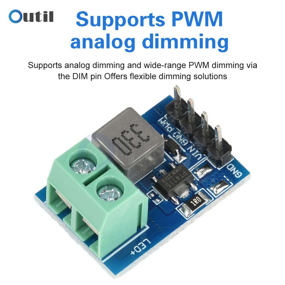 PT4115 1-10S 12V DC For LED Driver Module 1-10 String Support Constant Current Output For LED Strip Lighting