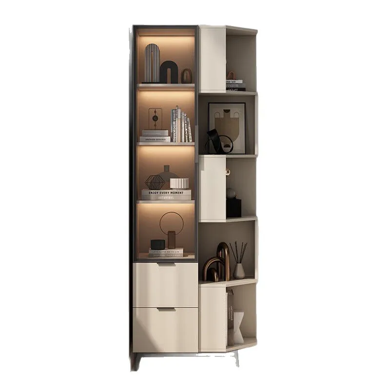 

Bedroom and living room corner storage cabinet Corner cabinet Multi-layer display shelf simple