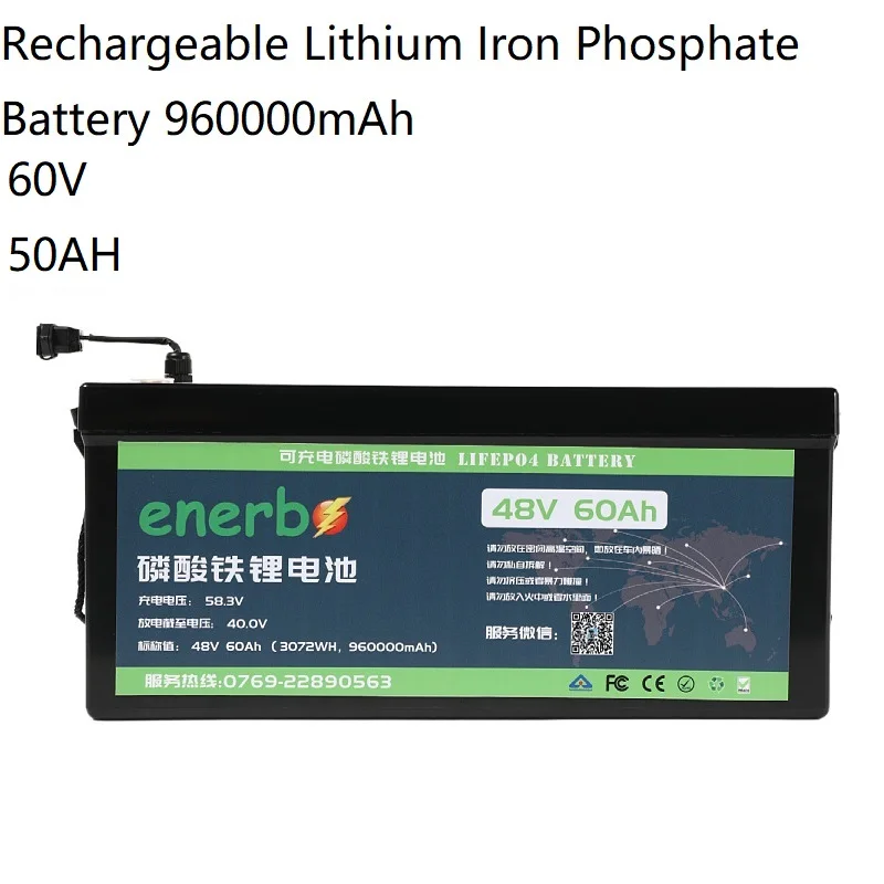 Customized Lithium Iron Phosphate Electric Vehicle 960000mAh For Electric Drill Wrench 48V 60AH Emergency Power Supply