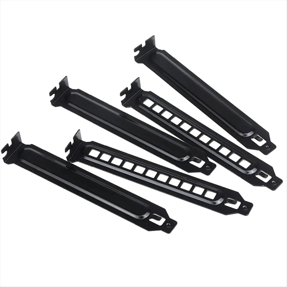 ABGN 5Pcs PCI Slot Cover Dust Filter Blanking Board Cooling Fan Dust Filter Ventilation for PC Computer Case, with Hole